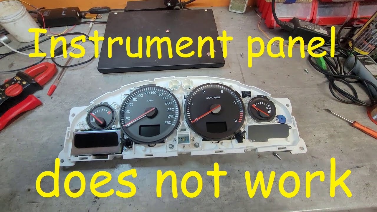 Volvo instrument cluster problems repair / DIM not working