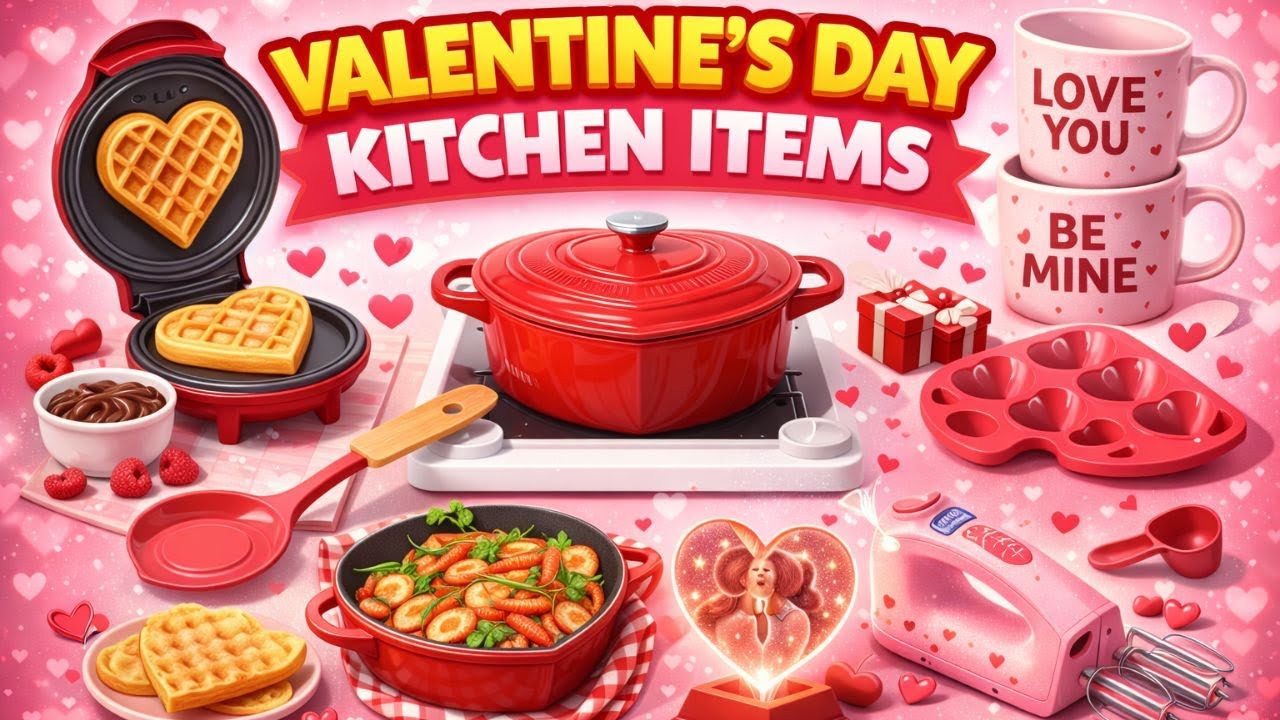 Top 5 Best Valentine’s Day Kitchen Items | Cute & Romantic Kitchen Decor & Tools