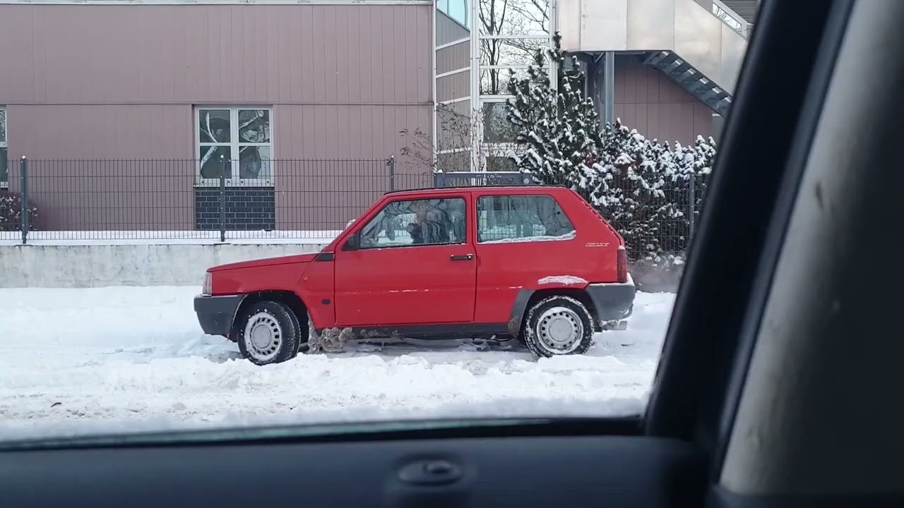 012 Fiat Panda Snow Stuck Preview #carstuck