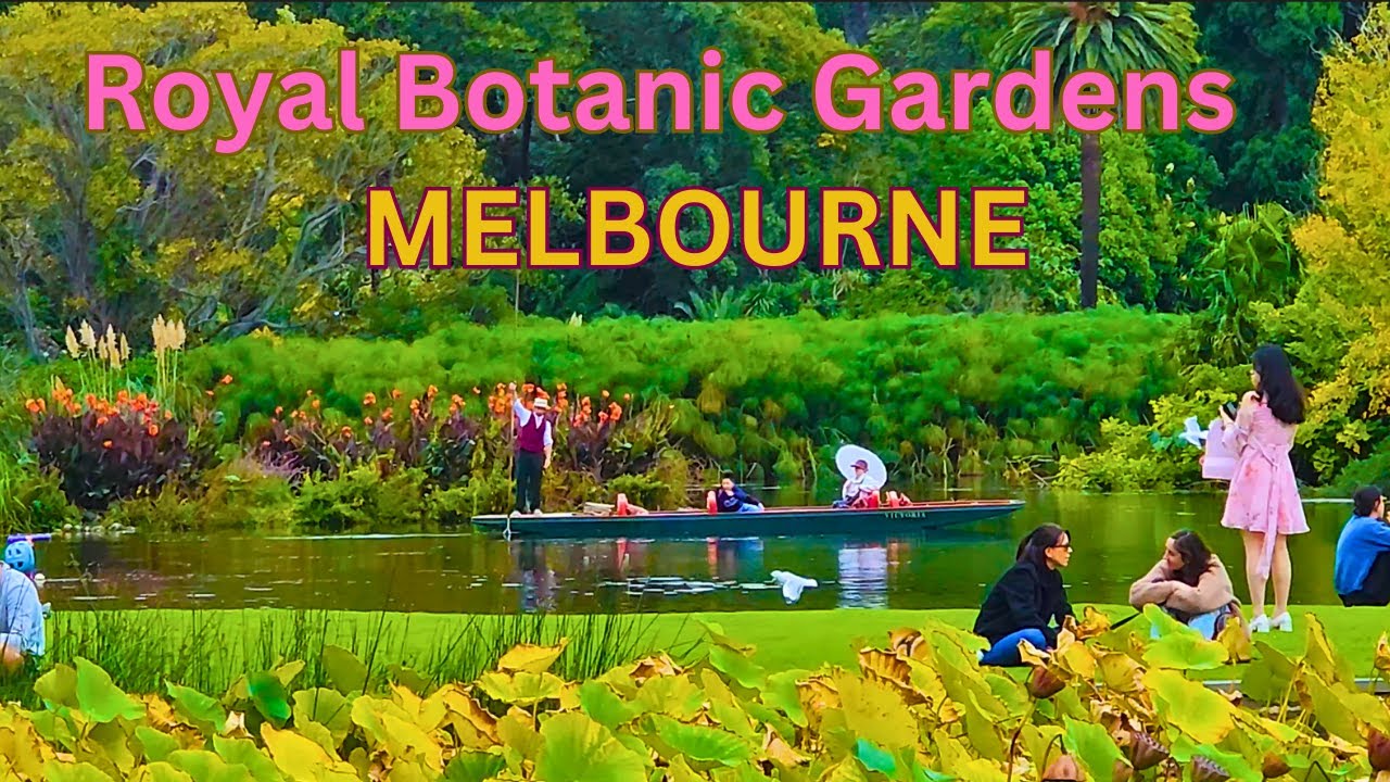 4K Walking Tour Royal Botanic Gardens Melbourne - The Nature's Paradise