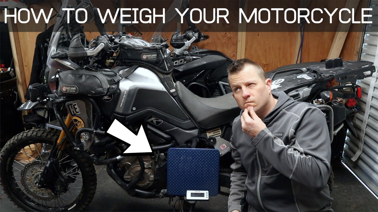 HOW TO WEIGH YOUR ADVENTURE MOTORCYCLE.