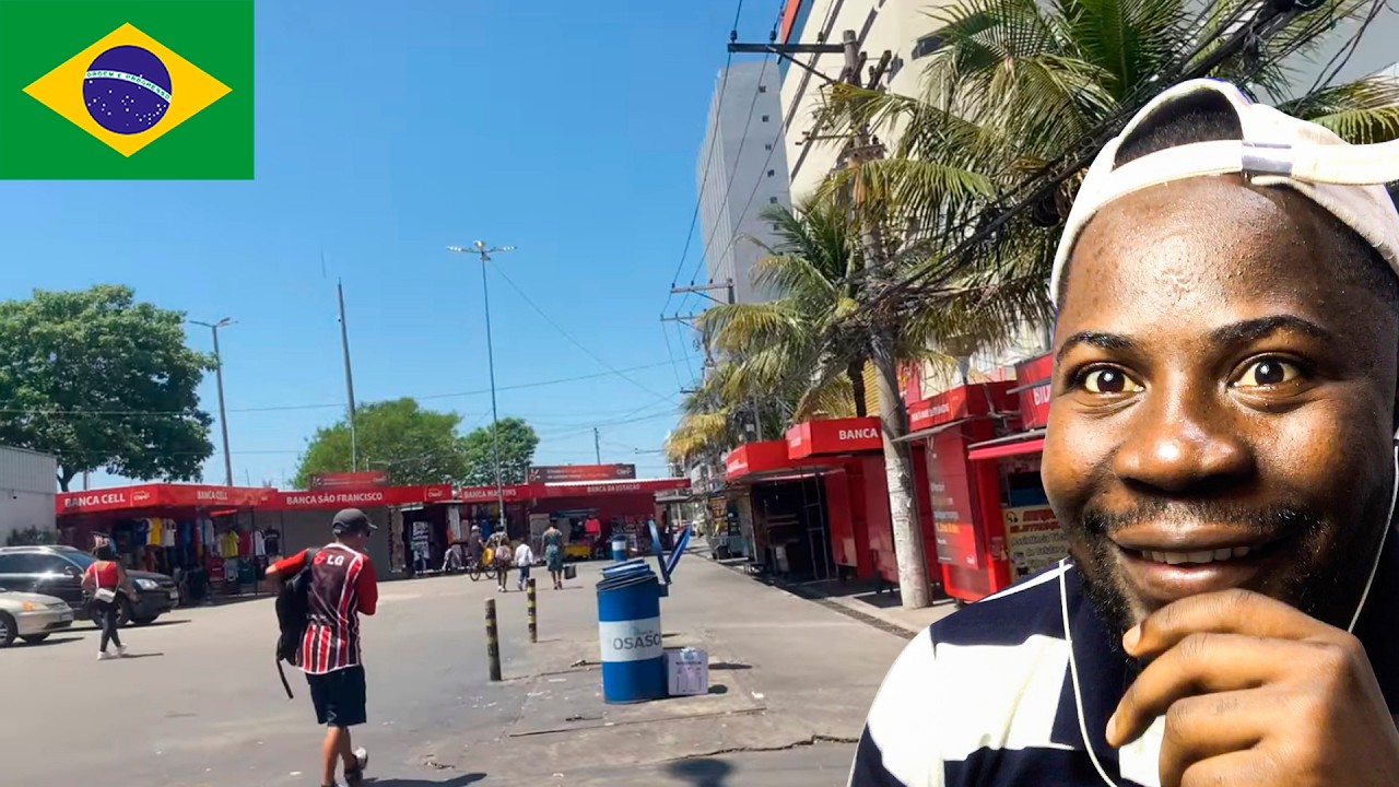 O MERCADO BRASILEIRO A CÉU ABERTO E TEM ESCADA ROLANTE