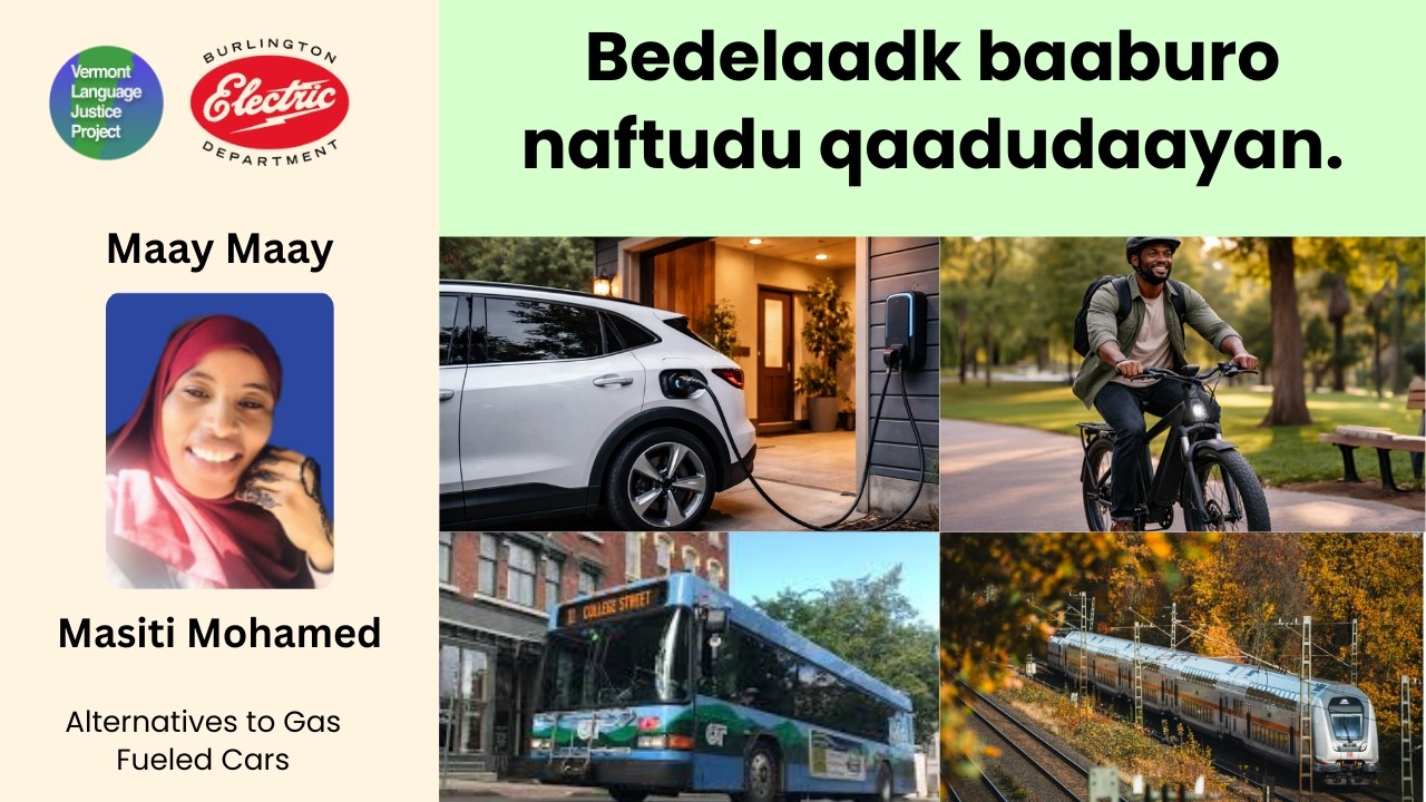 Maay Maay: Bedelaadk baaburo naftudu qaadudaayan |  Alternatives to Gas Fueled Cars