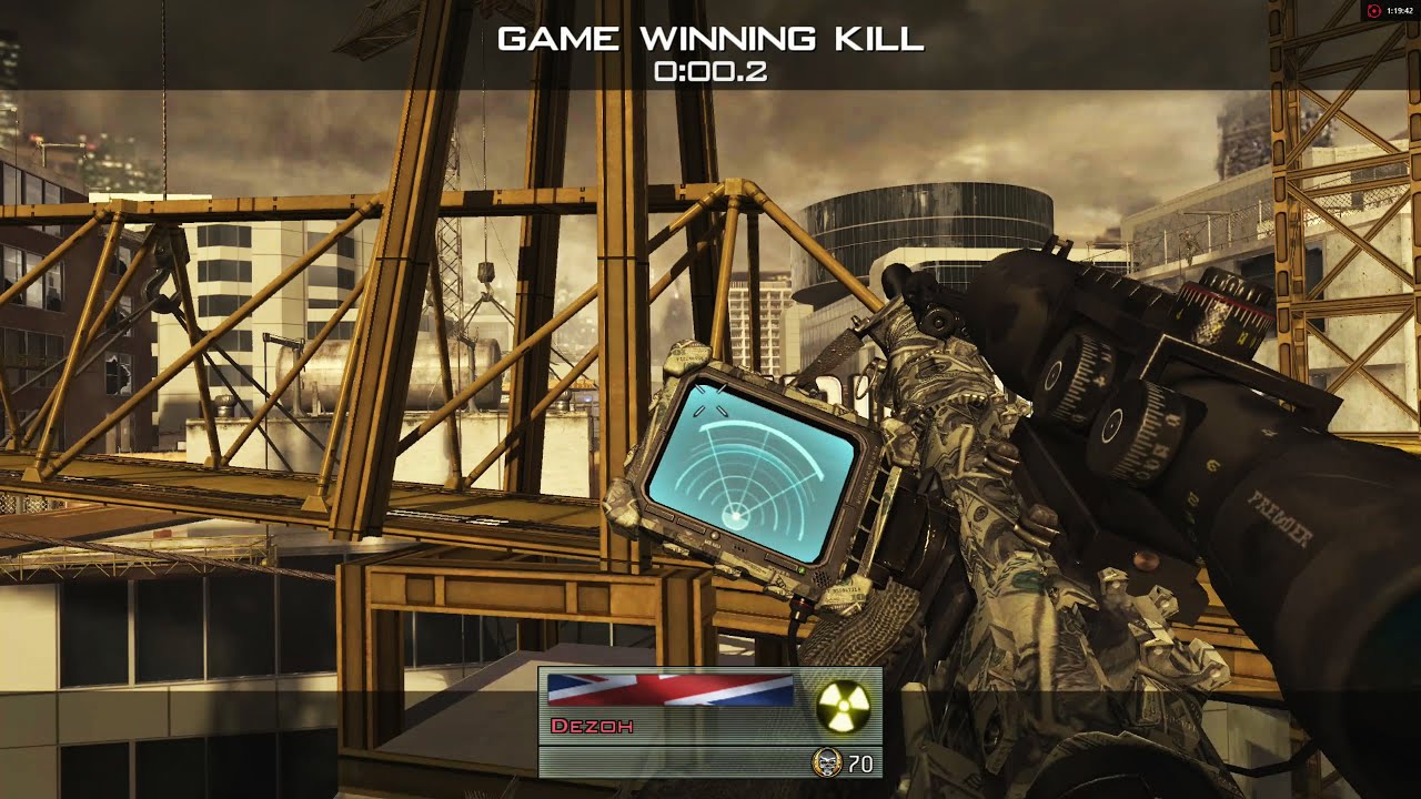 I HIT MY LUCKIEST MW2 TRICKSHOT EVER! (IW4X Trickshotting!)