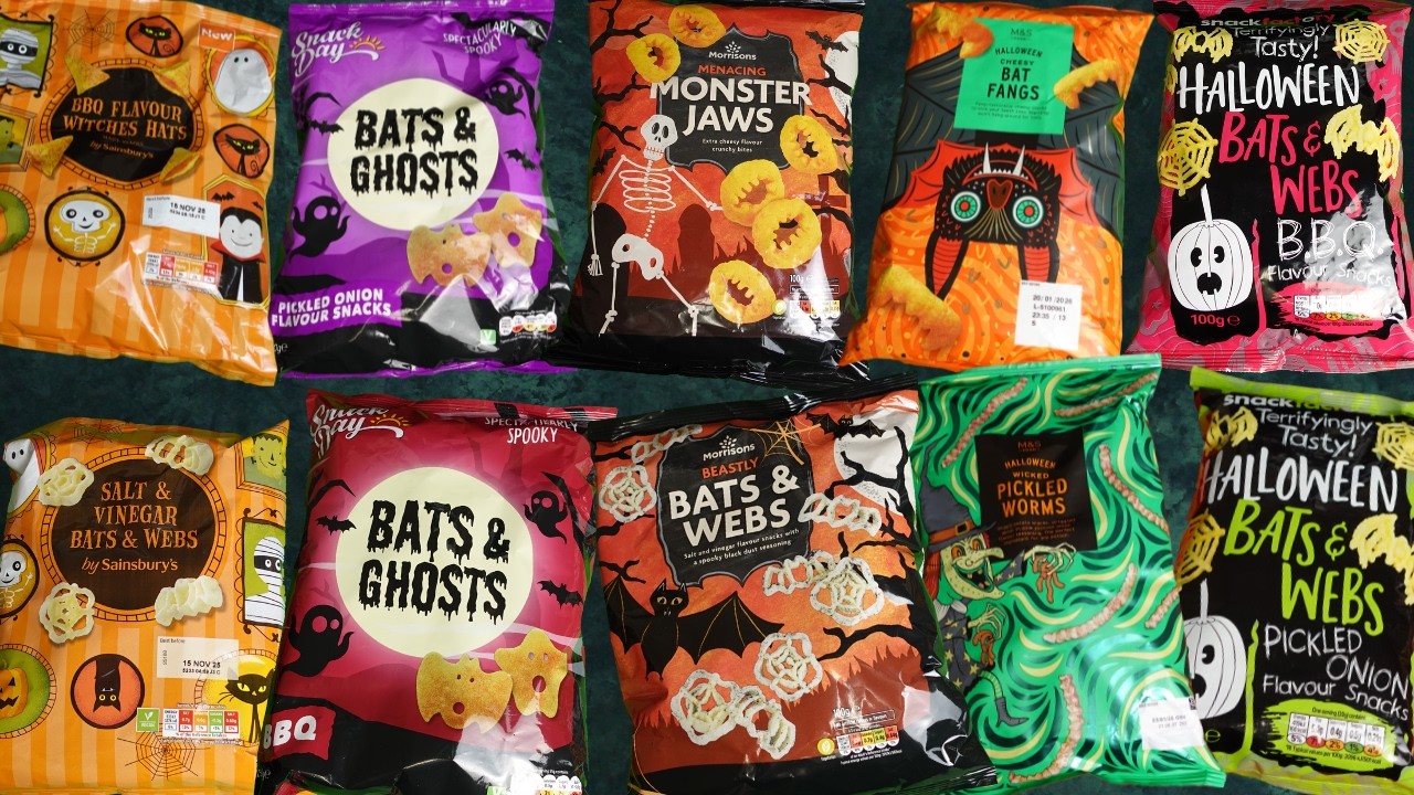 Halloween Savoury Snacks Battle! 🕸️ Which UK Supermarket Wins?