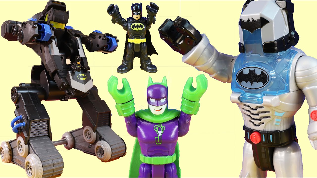 Joker Becomes Batman - Batbot Battles Batman Robot - Superhero Stories For Kids