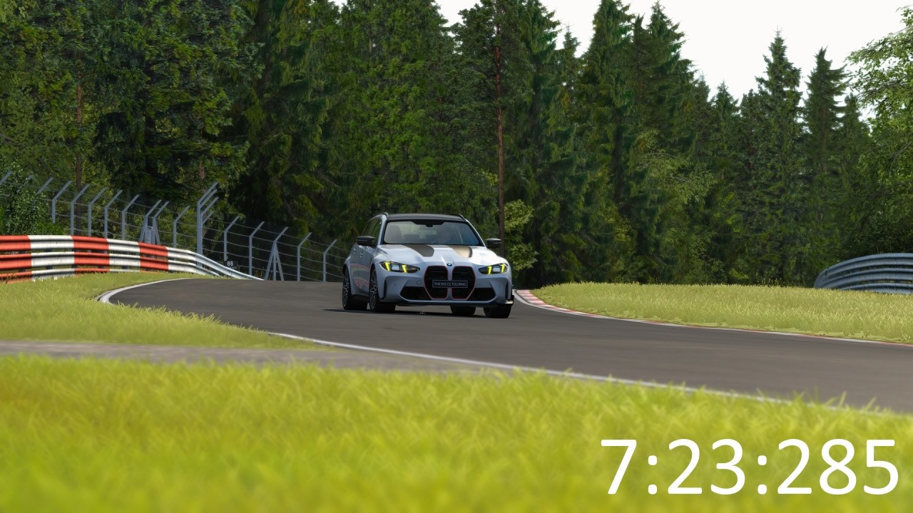 7:23:285 Beating the G81 M3 CS Touring Nordschleife lap record - Assetto Corsa