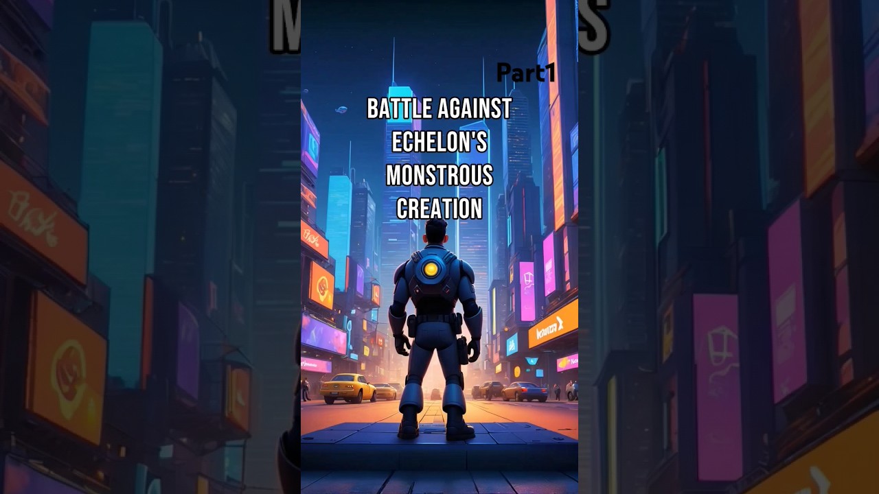 Battle Against Echelon's Monstrous Creation#NeoTokyo #Cyberpunk #TechThriller #ActionSquad