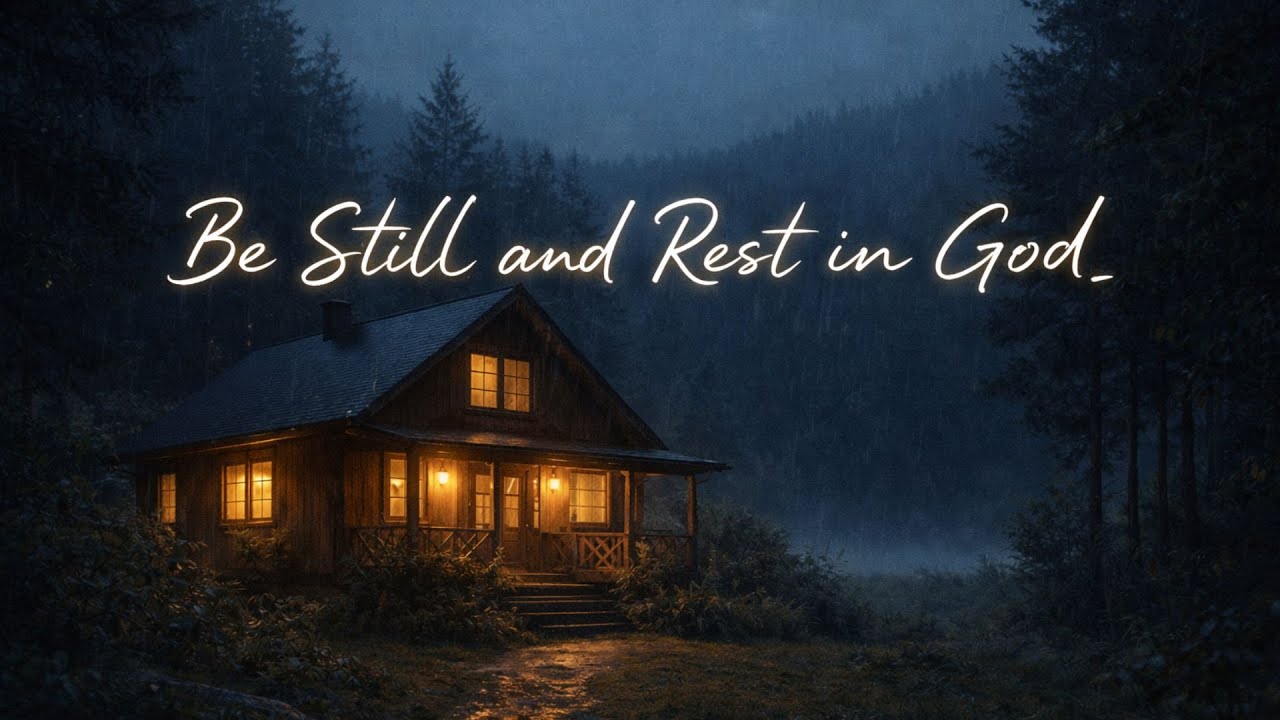 Be Still in God | Rain & Worship Piano