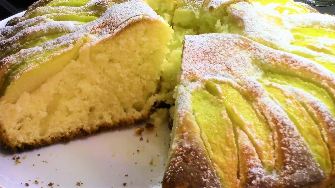 Пирог с айвой - ароматный, душистый, красивый, пышный и очень вкусный!