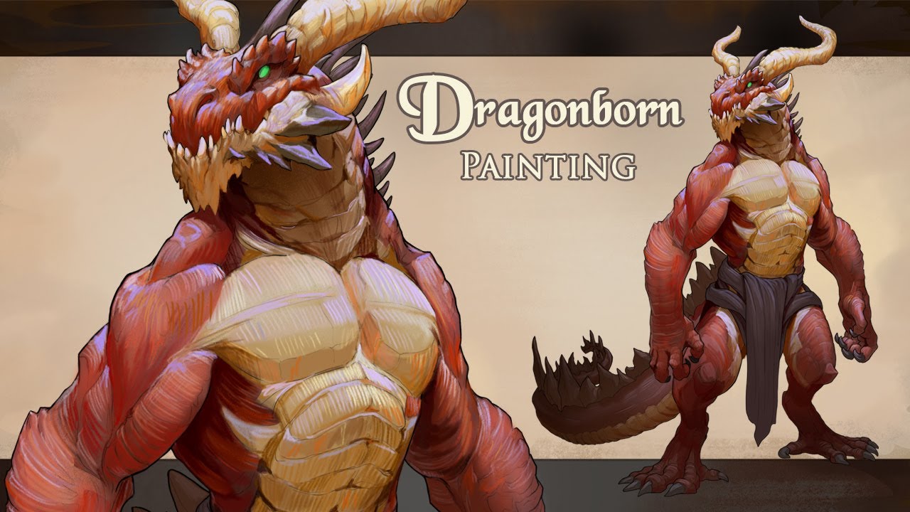 Dragonborn Painting