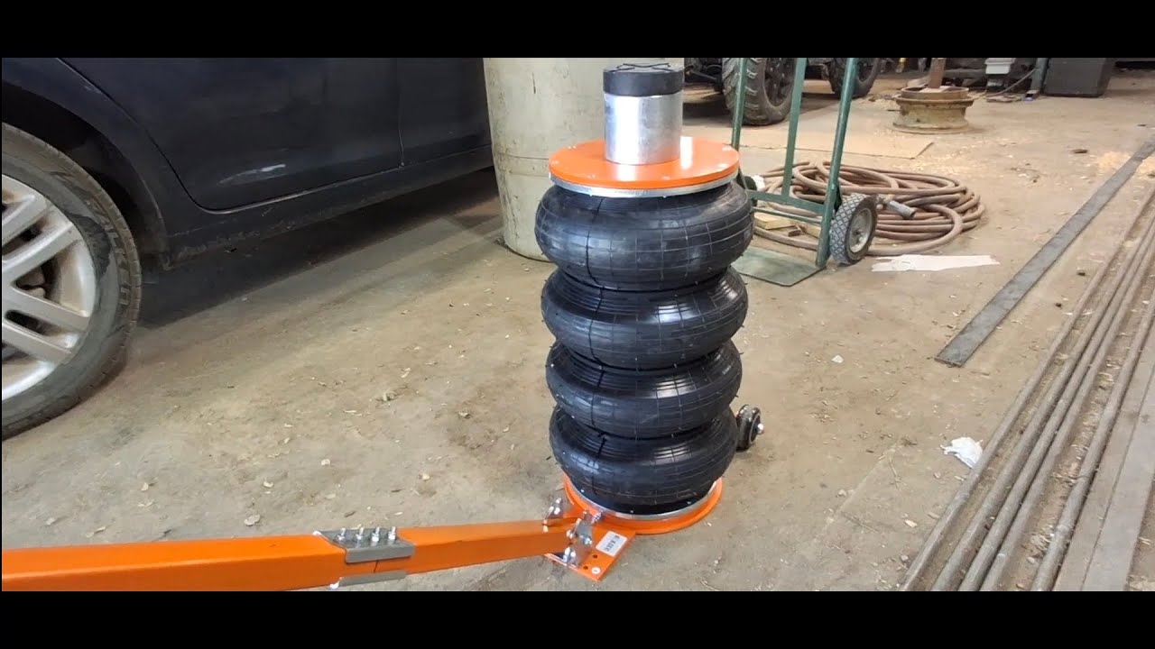 Vevor 6 ton air bag jack.  People dumping tires.
