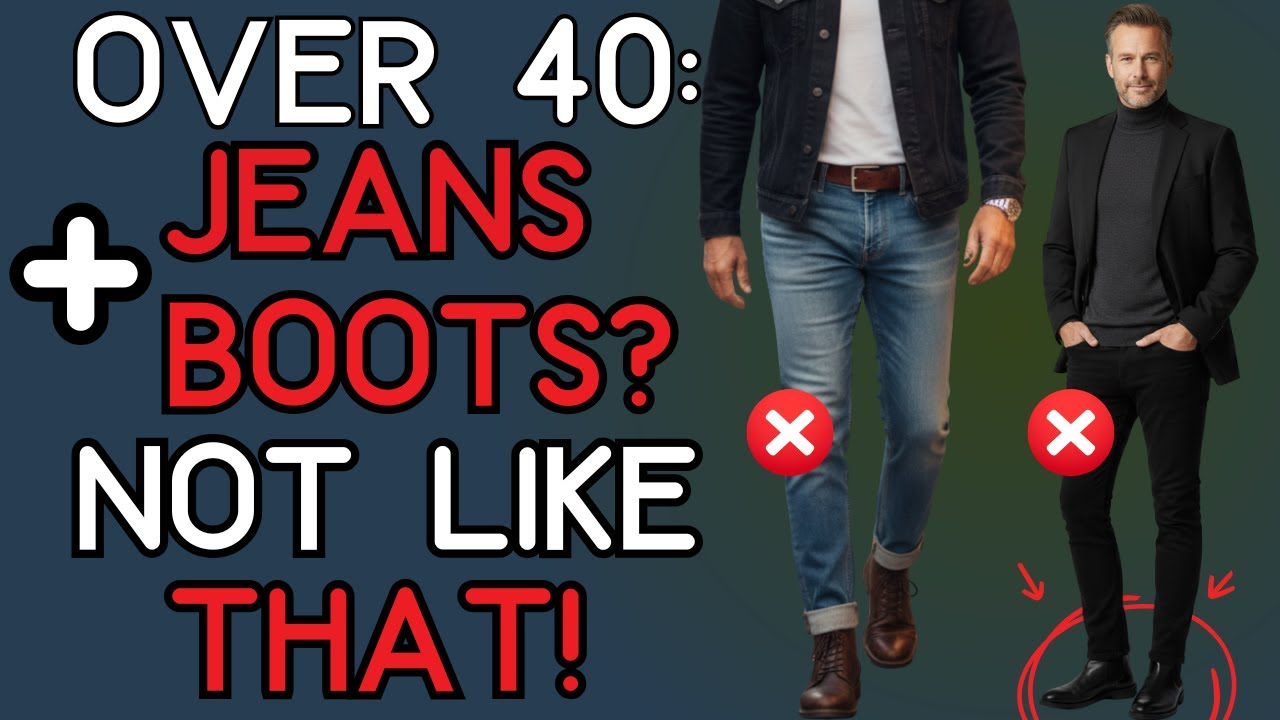 Do Your Jeans Look Wrong with Your Boots? Here’s How to Fix It | 40+ Men's Fashion