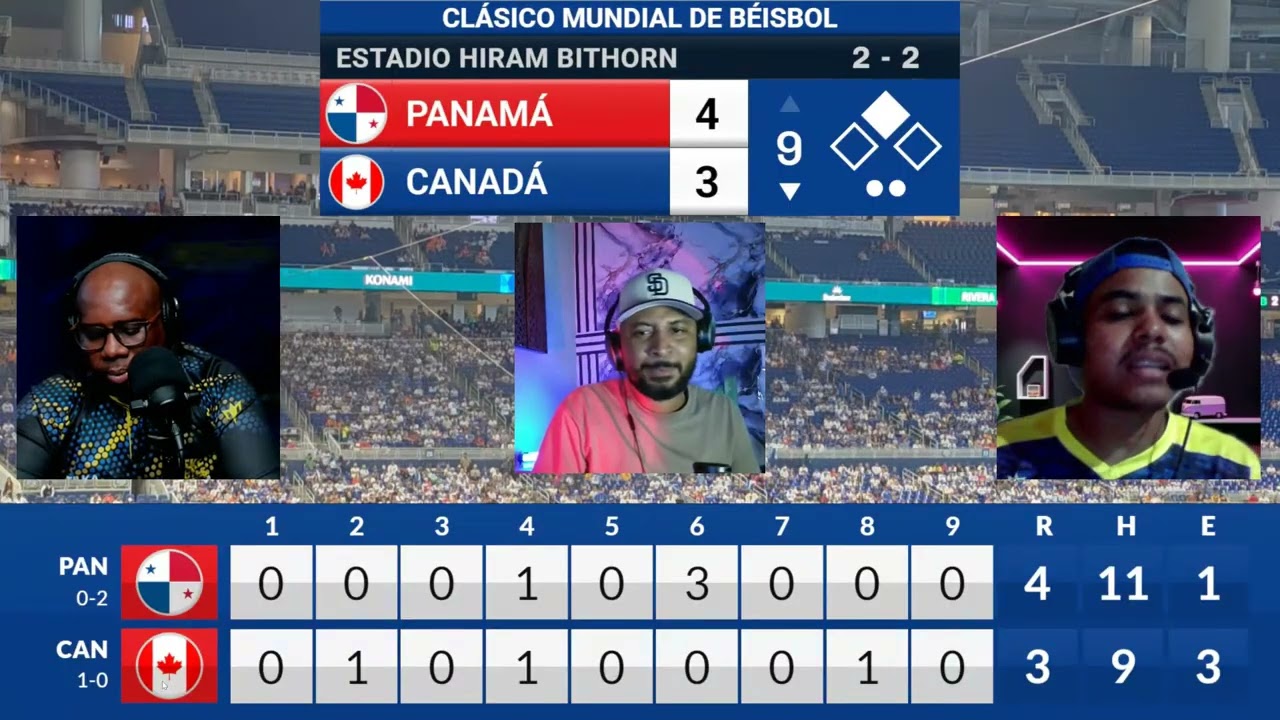 PANAMÁ DERROTA A CANADA EN EL CLASICO MUNDIAL