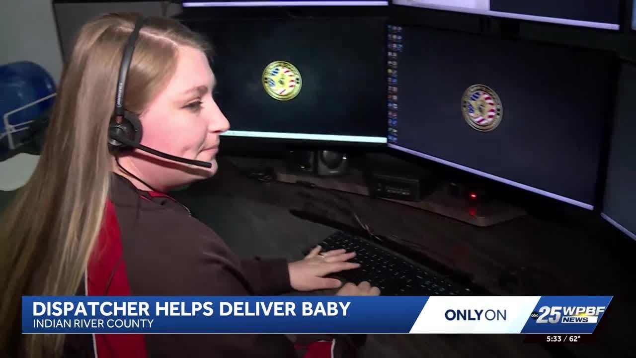 'We're having a baby': Indian River County Dispatcher helps deliver baby weeks after being on job