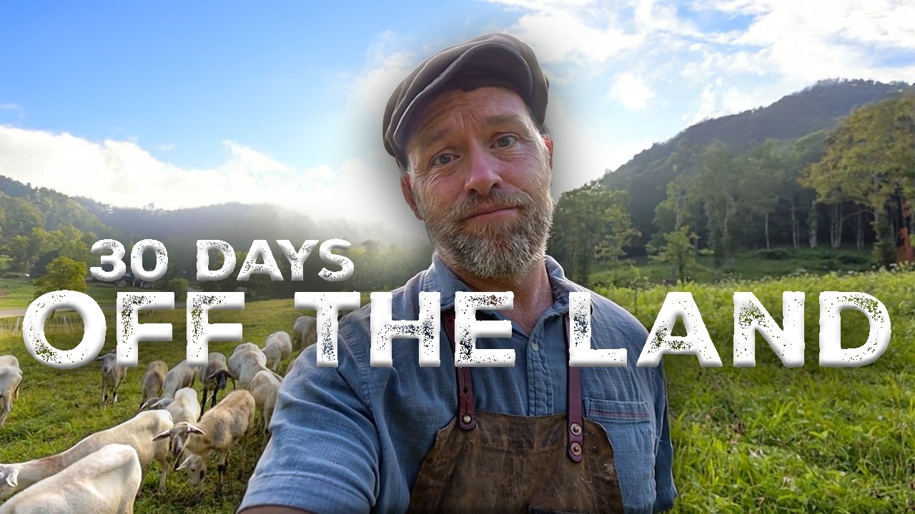 I Survived 30 Days Off The Land - Day 1