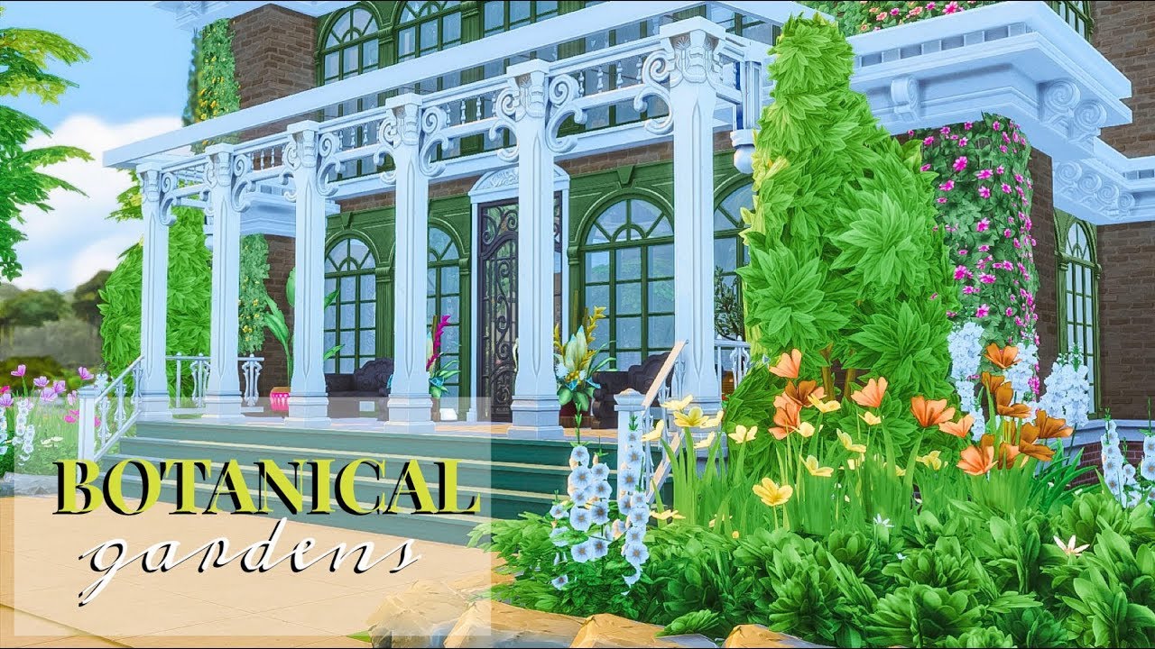 Le Bend Botanical Gardens 🌿💐🌴 // Sims 4 Speed Build