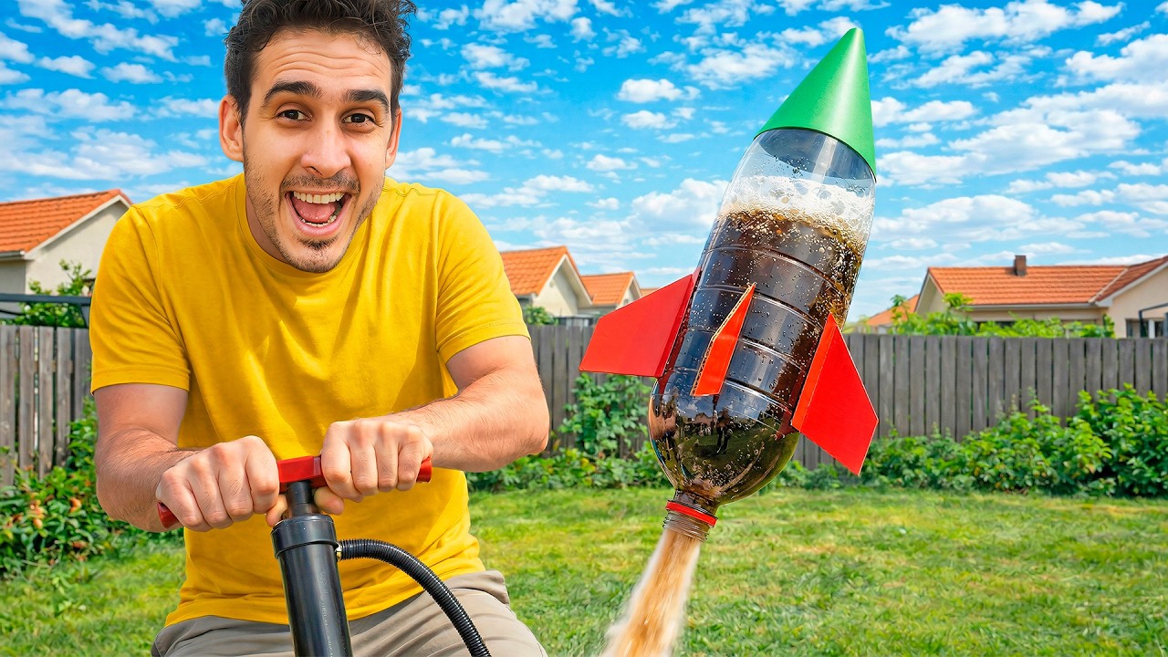 Fabricando un Cohete Casero para que llegue al Espacio Exterior 🚀🛠️ | Basement To The Sky