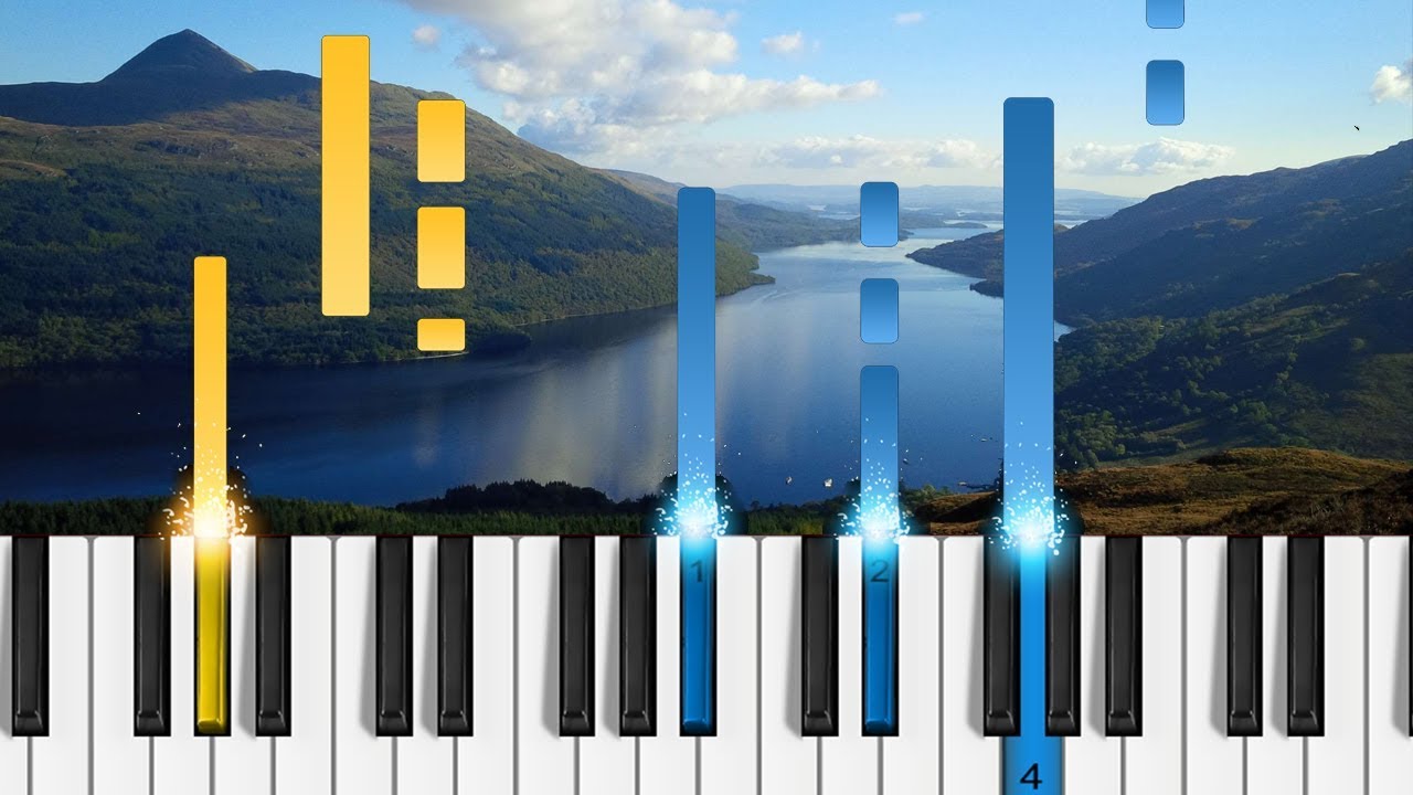 Loch Lomond - Piano Tutorial