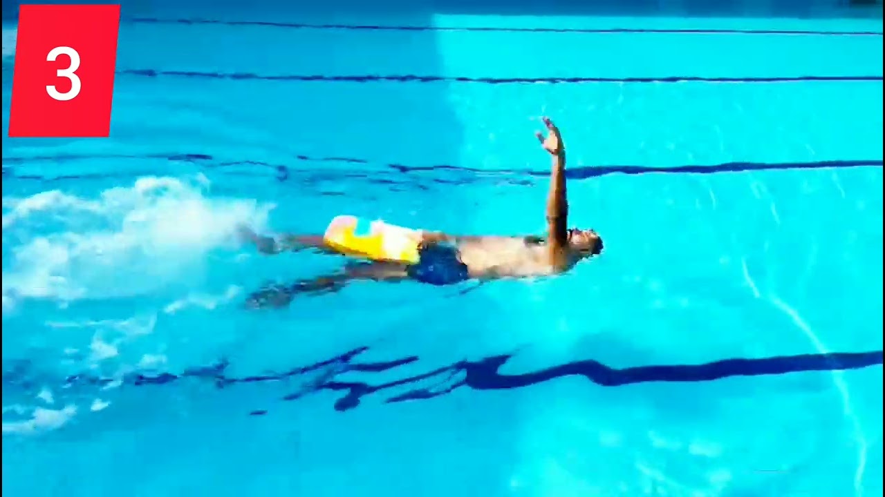 سباحة ظهر ، تمرينات مهمة لسباحة الظهر  (backstroke) كابتن: محمد ابوشنب