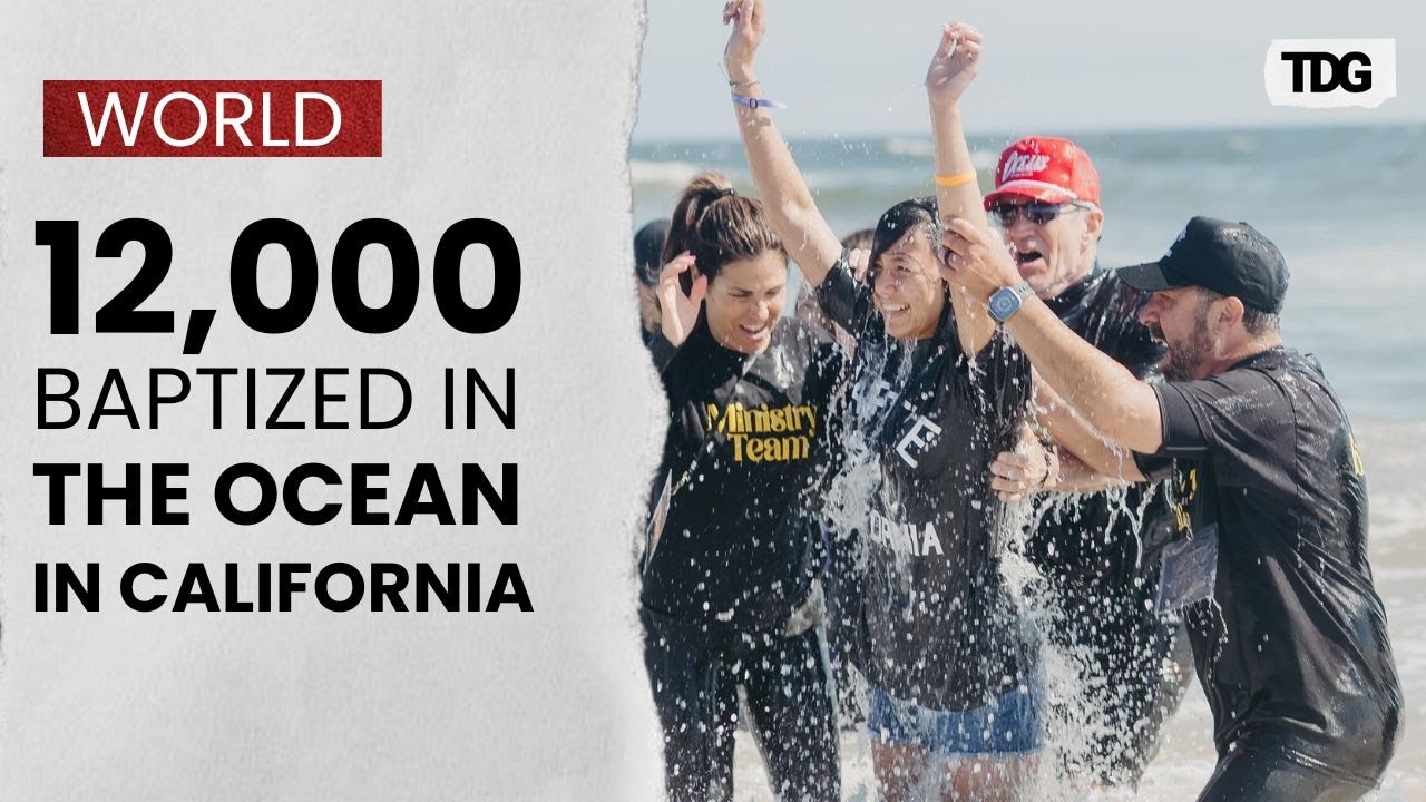 Huntington Beach Hosts Historic Baptism as 12,000 Seek New Life Through Faith and Water