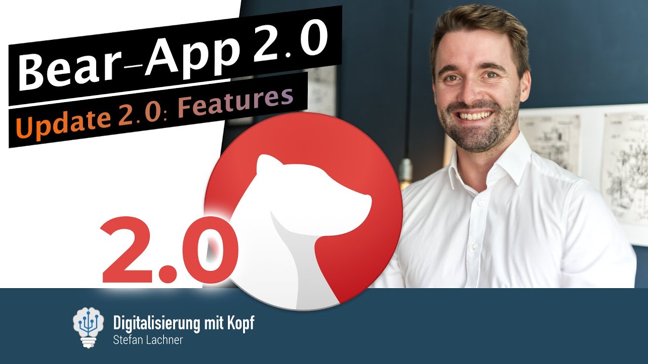 Gro&szlig;es Update f&uuml;r Notizen-App Bear: Das bringt Bear 2.0