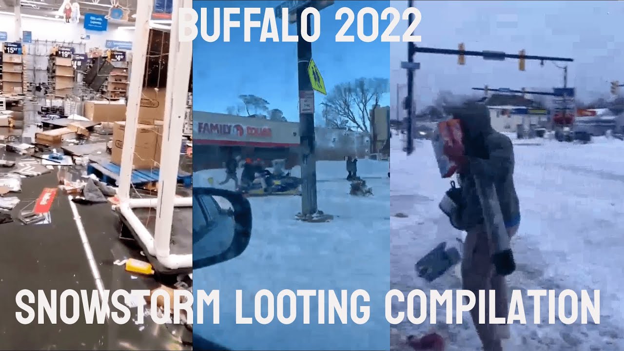 BUFFALO 2022 SNOWSTORM LOOTING COMPILATION