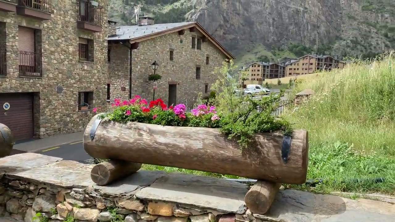 🇦🇩 Conoce Prats, pueblecito encantador de Canillo, Andorra 4K