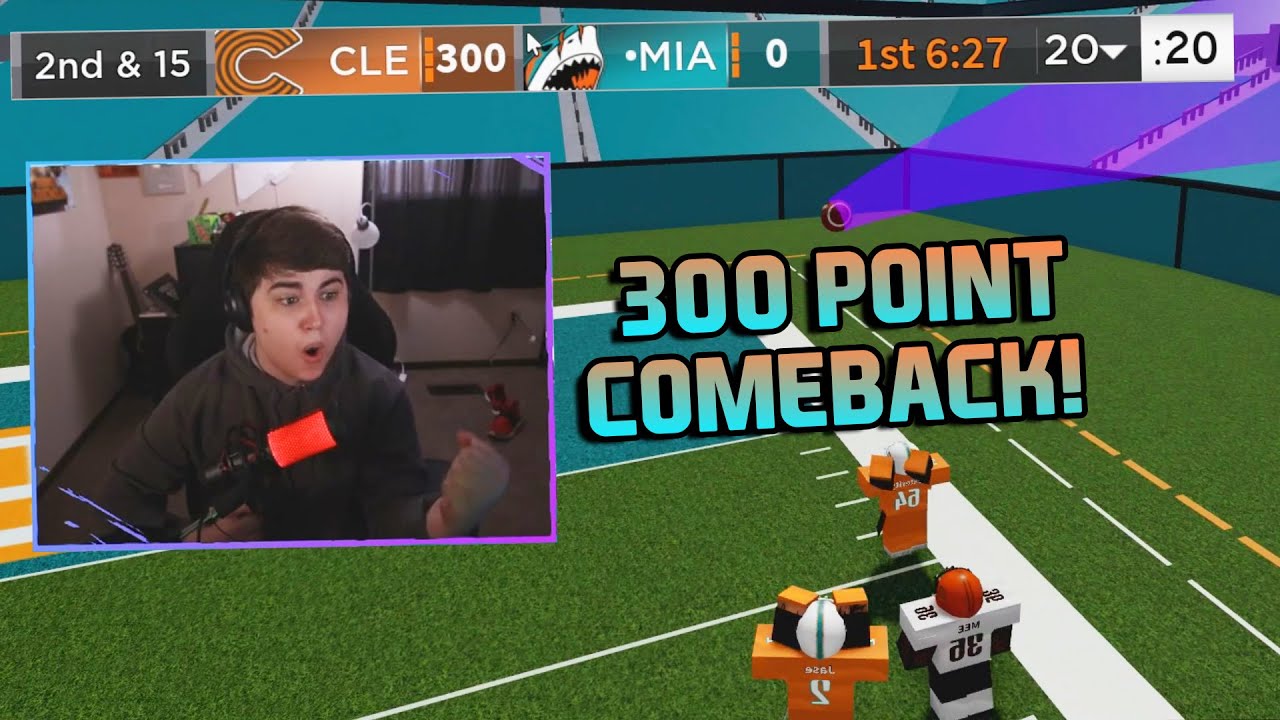 THE 300 POINT COMEBACK! (Football Fusion 2 Funny Moments)