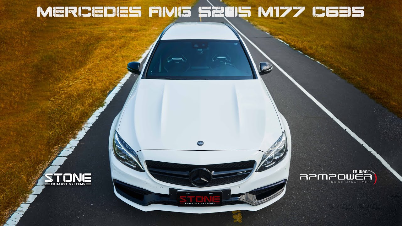 Mercedes AMG S205 M177 C63s / Stone Turbo-Back Exhaust Sound