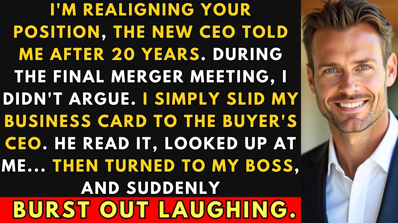 I Slid Him My Card After He Demoted Me — He LAUGHED... Then the ACQUISITION Changed EVERYTHING