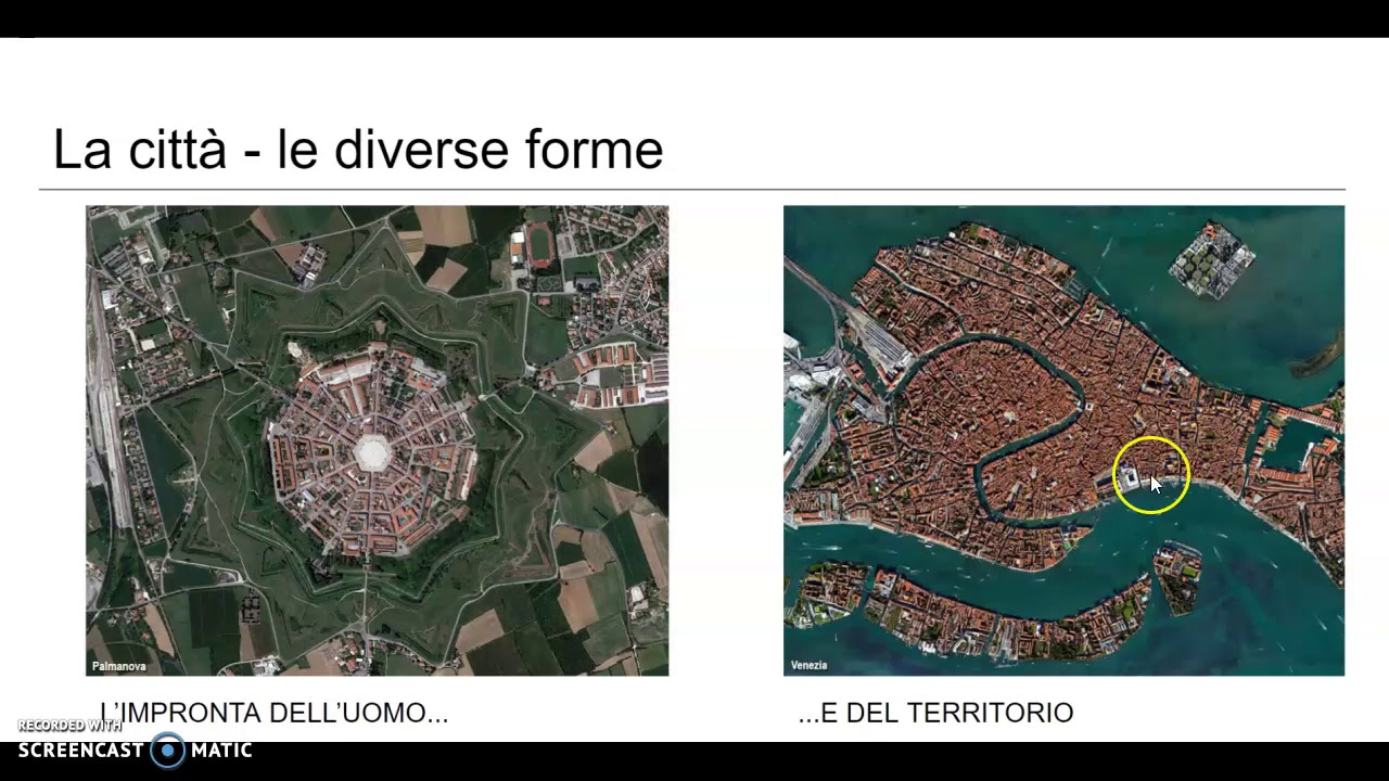LA CITTA' E L'URBANISTICA