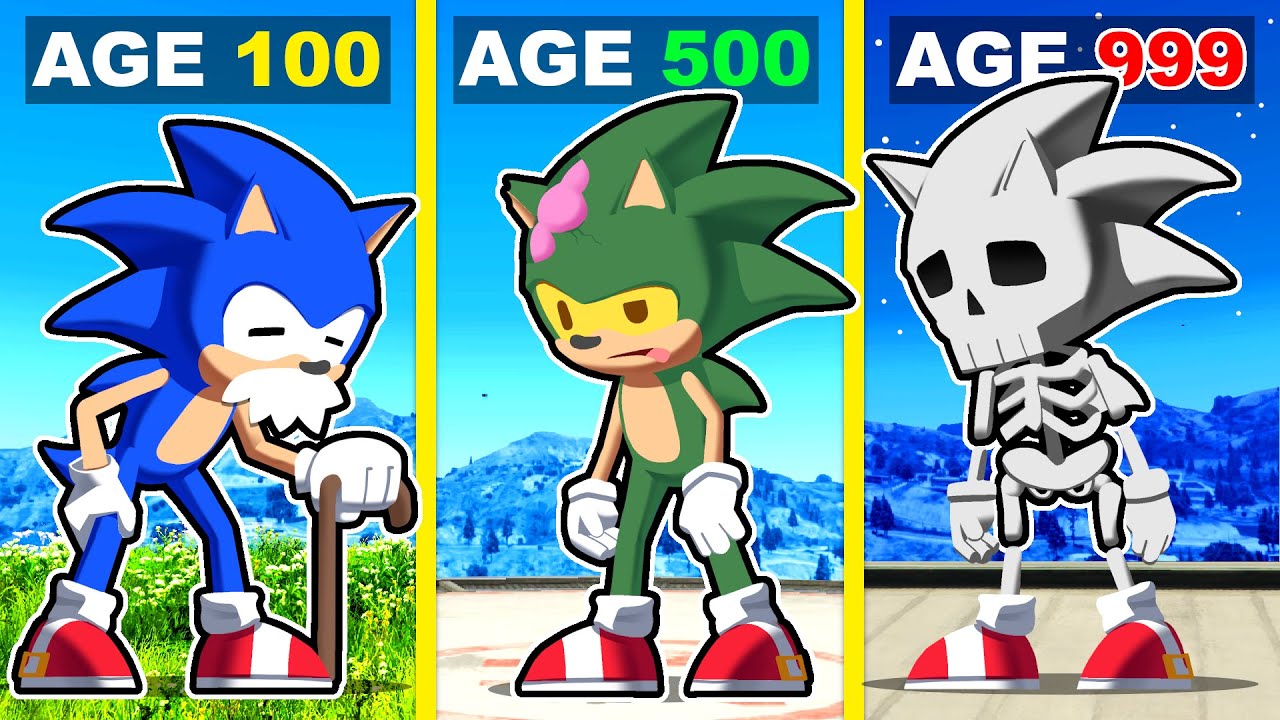 Surviving 999 Years as SONIC In GTA 5!