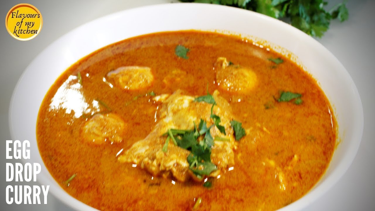 Egg Drop Curry |How to Make Egg Drop Curry |Broken Egg Curry Recipe