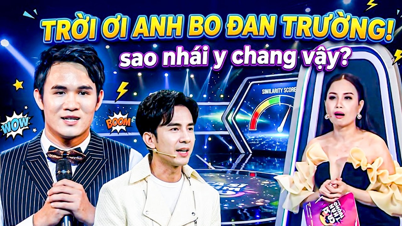 Cẩm Ly ĐỨNG HÌNH khi thí sinh NHÁI GIỌNG quá giống Đan Trường NGỠ LÀ Đan Trường ĐANG HÁT THẬT