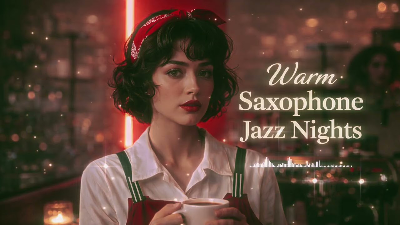 Warm Saxophone Jazz Nights Female Vocal Café