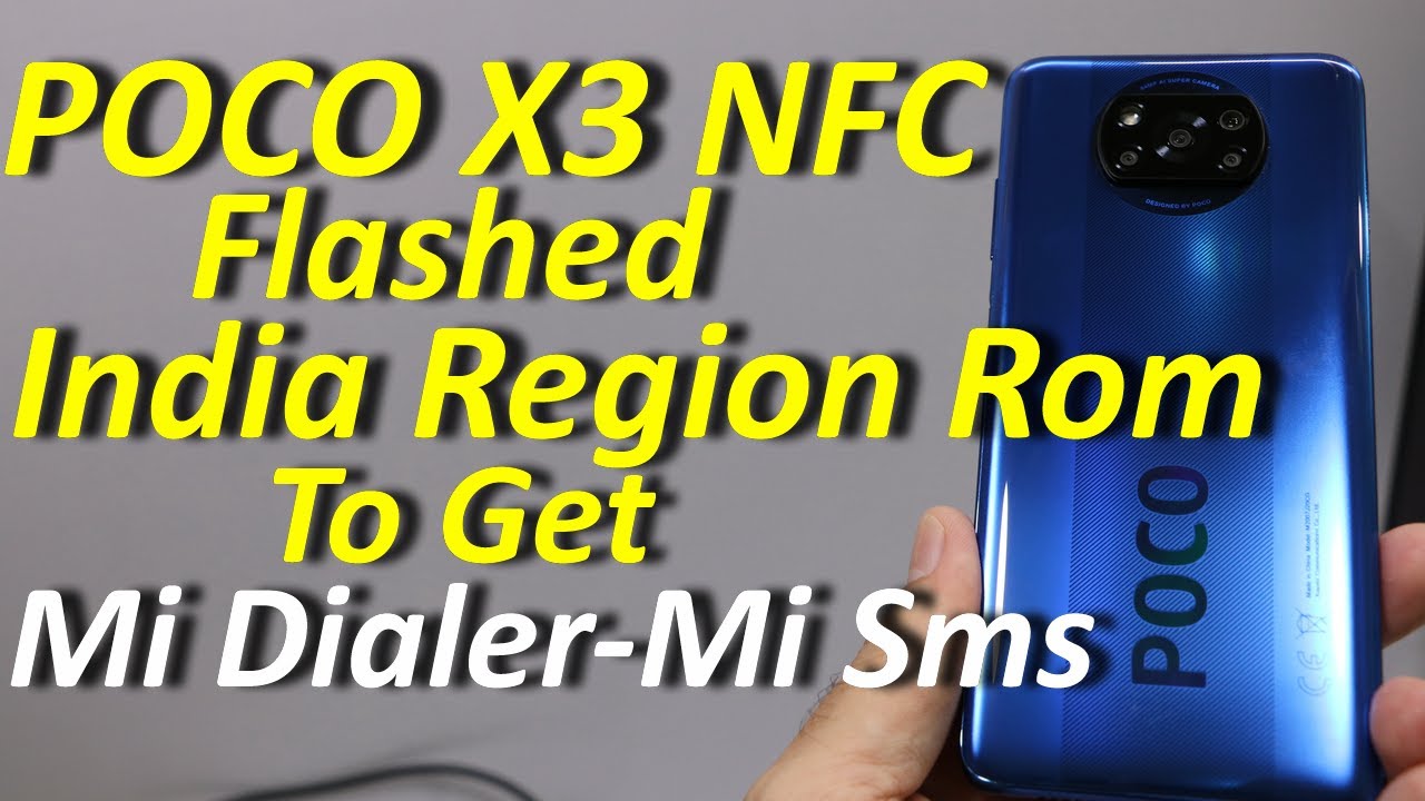 Miui 12 Indian Region  Rom On Poco X3 NFC