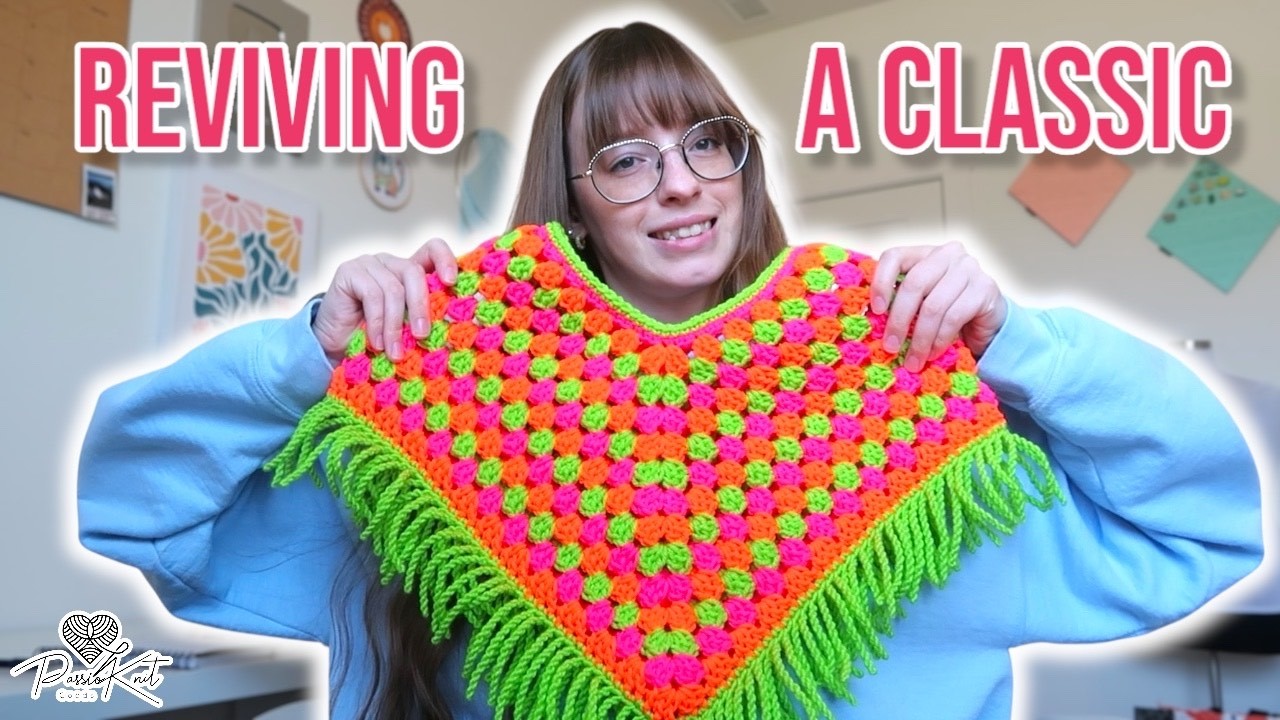 Are Ponchos Making A Comeback?? | PassioKnit Vlog