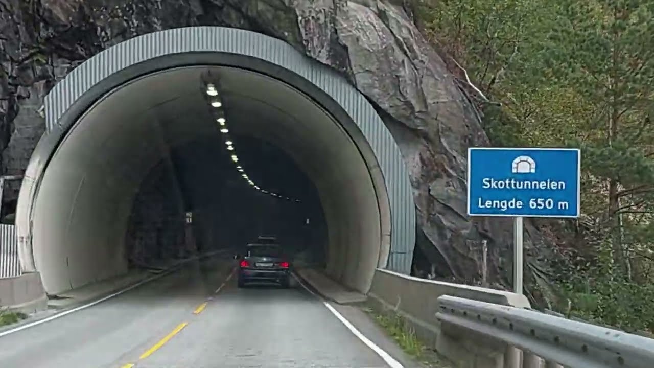 Road trip from Nesvik to Suldal, Norway