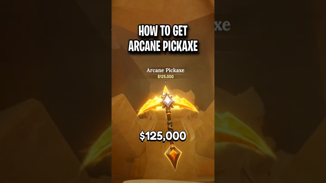 How To Get Arcane Pickaxe In The Forge (ROBLOX)