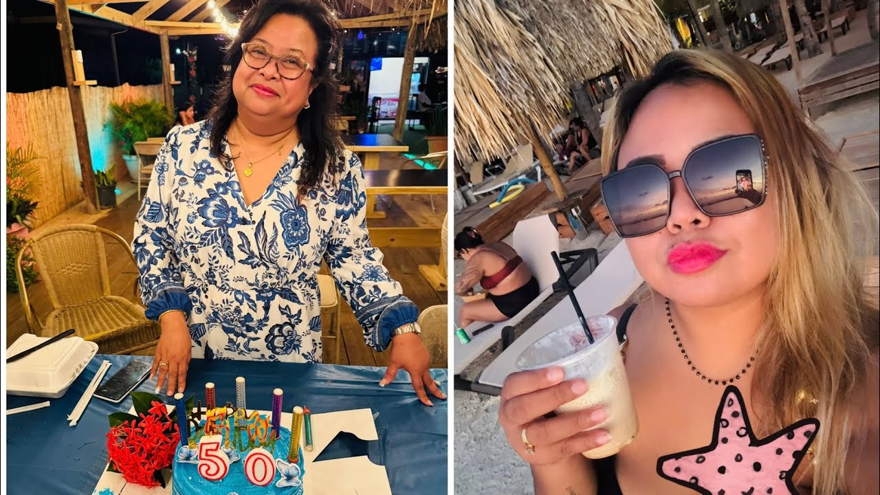 Vlog # 89 | Surprise After Birthday Party🎉| Berkat🤤🍗|Beach Days🏝️👙- Shar Armelia.