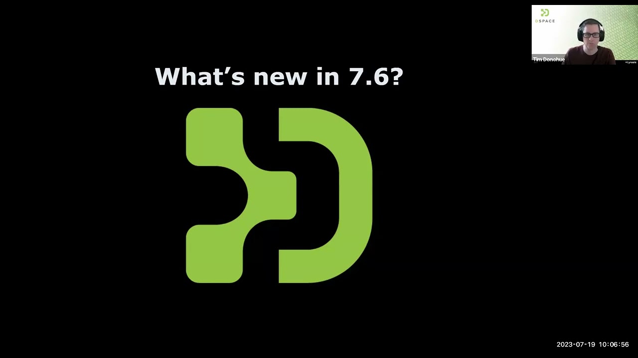 DSpace 7.6 Live Question and Answer Session