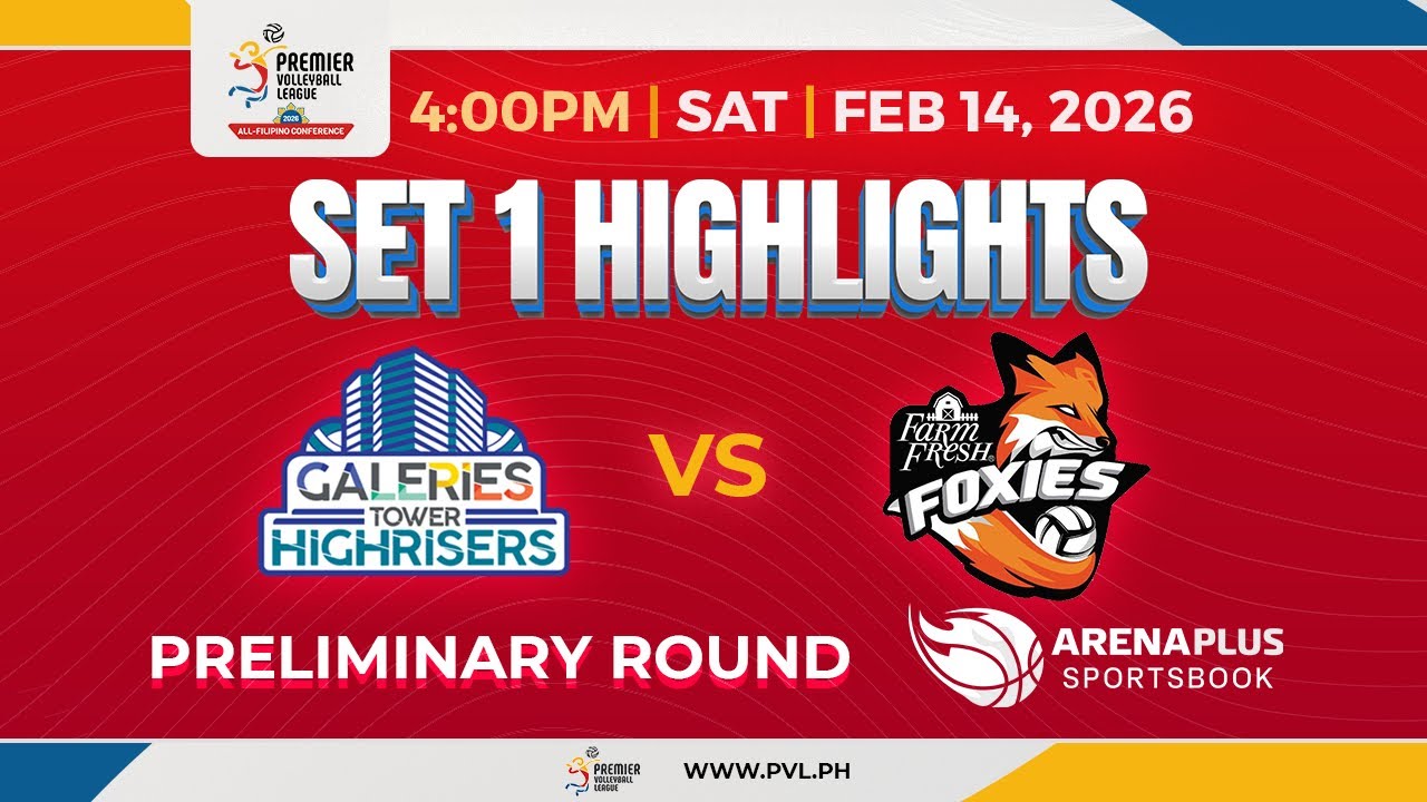 Galeries vs. Farm Fresh - 1st Set Highlights