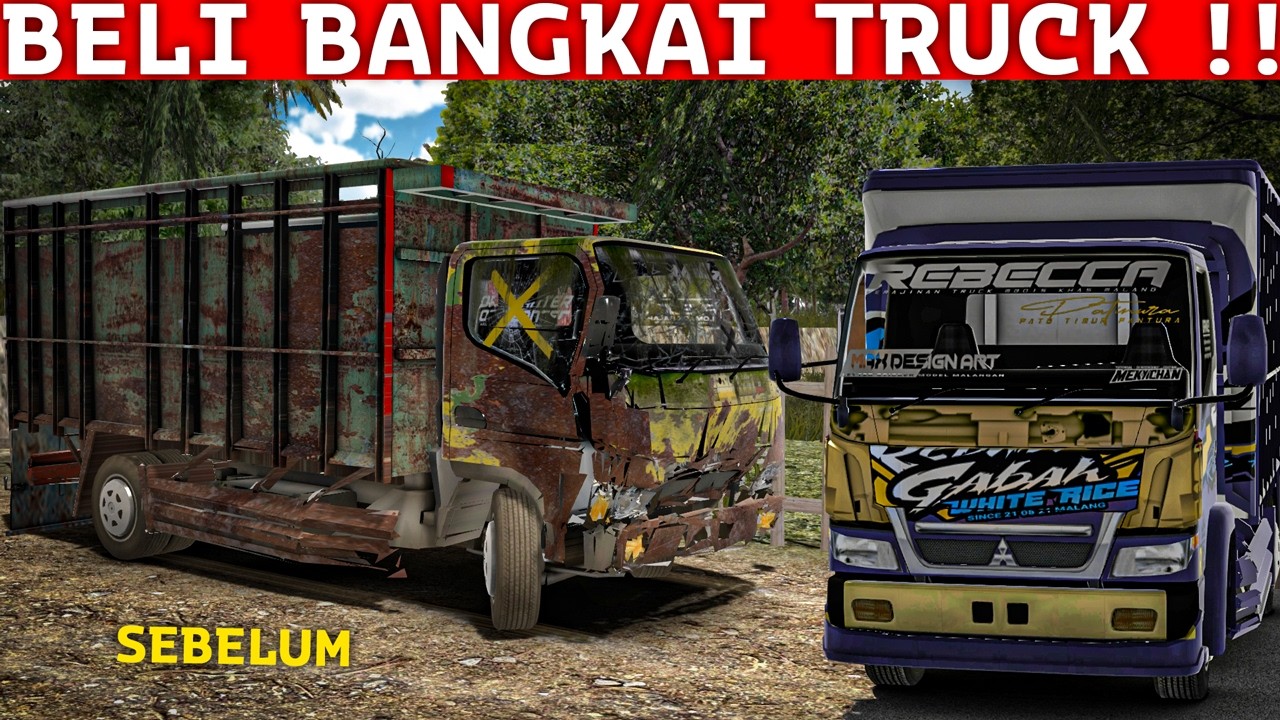 Beli & Restorasi Bangkai Truck - Es Truck Simulator ID