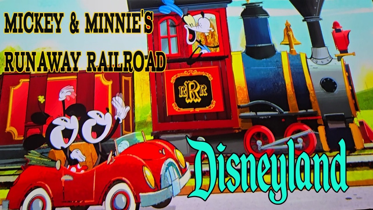 Mickey & Minnies Runaway Railway Toon Town Disneyland Ca,