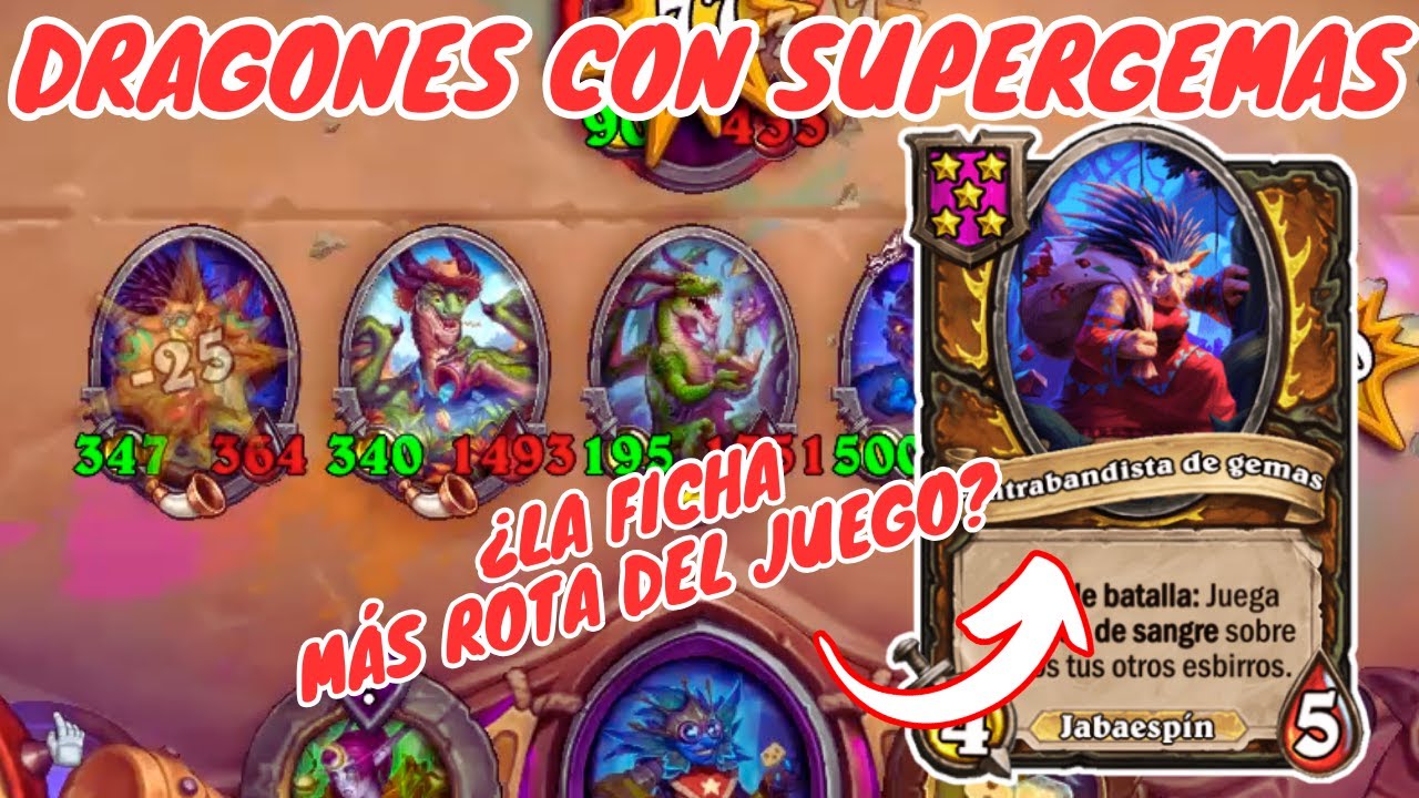 DRAGONES CON SUPER GEMAS USANDO LA FICHA MÁS ROTA DEL JUEGO