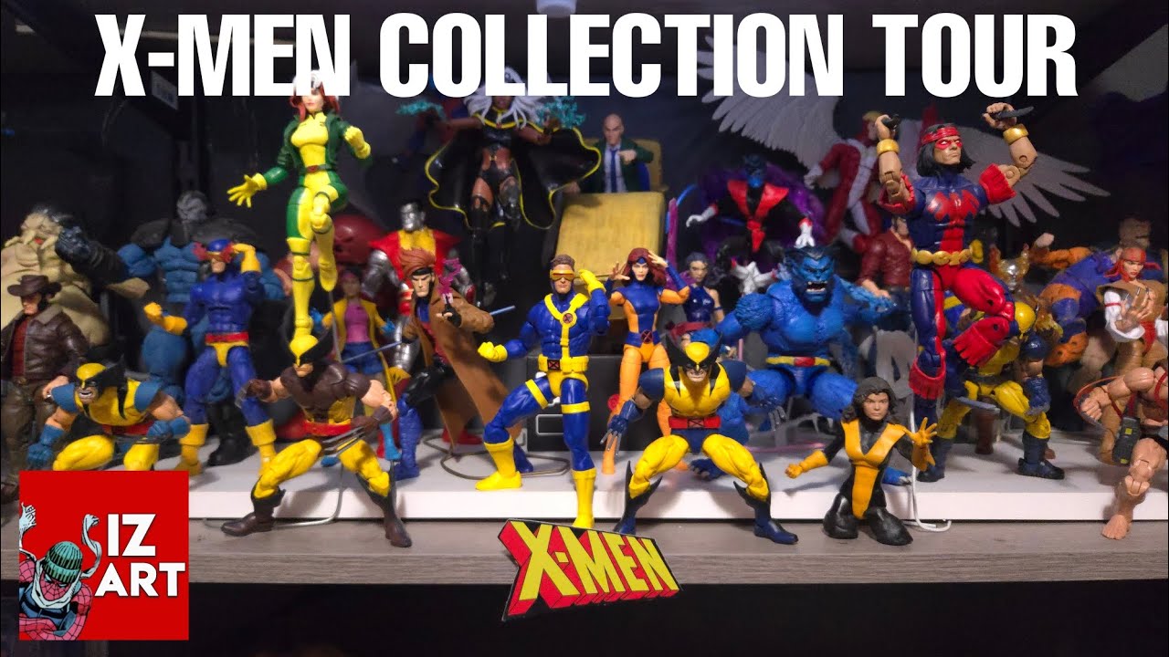 X-Men Marvel Legends Collection Display