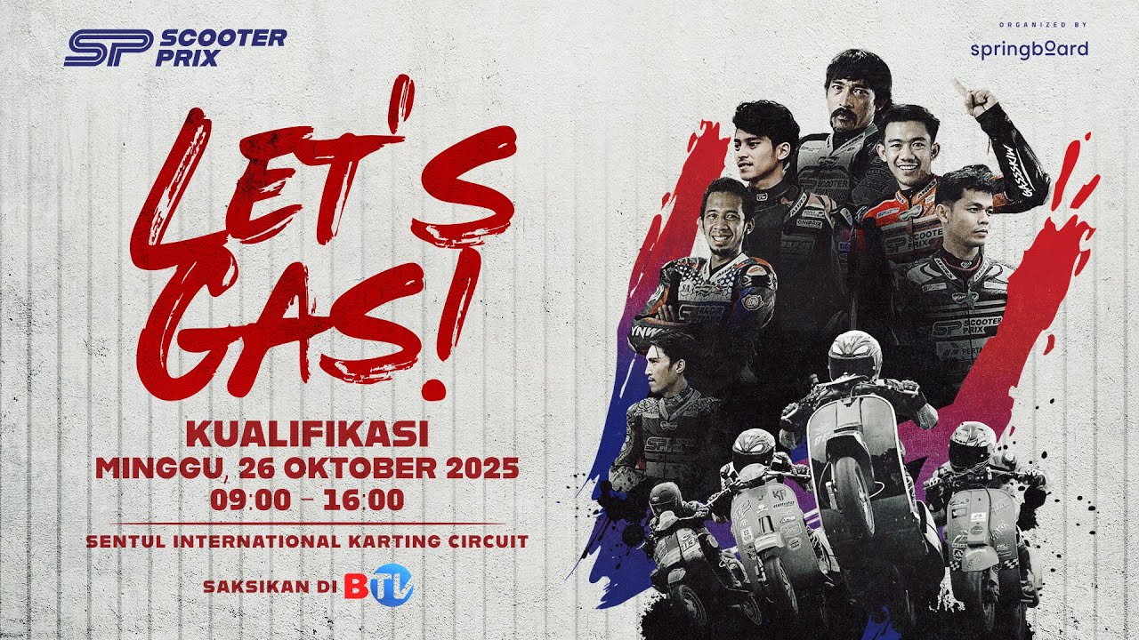 🔴 Live | Main Race Scooter Prix Round 4 | Let's Gas!, Karting Circuit Sentul International #BTV