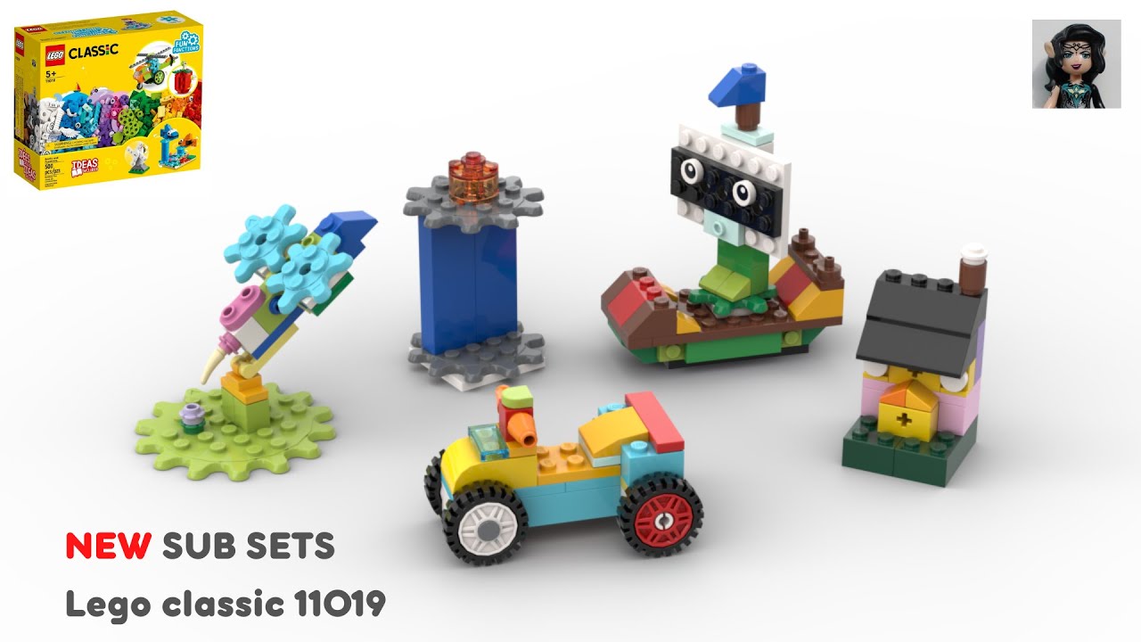 NEW SUB SETS Lego classic 11019 ideas How to build easy