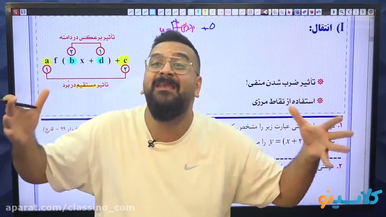 کلاس آمادگی امتحان تشریحی رشته ریاضی قسمت اول